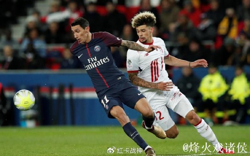 法甲-门德斯世界波破门 巴黎圣日耳曼战平里尔
